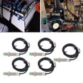 thumbnail image 4 of Approach Sensor, Inductive Proximity Switch 5 Pcs NPN NC 6-36VDC IP65 M12 Non Contact ABS Aluminum Alloy  For Light Textile, 4 of 8
