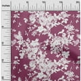 thumbnail image 1 of oneOone Rayon Dark Magenta Fabric Florals Fabric For Sewing Printed Craft Fabric By The Yard 56 Inch Wide-QOY, 1 of 6
