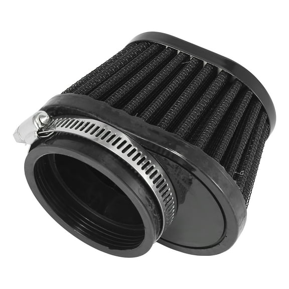 Unique Bargains Universal 55mm Black Air Filter Cleaner Round Tapered Replaces for Motorcycle Car