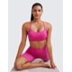thumbnail image 3 of Sostén CRZ YOGA Butterluxe con espalda en Y y copas acolchadas Morado XS, 3 of 7