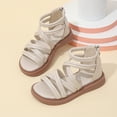 thumbnail image 2 of Grblisyd Girls Shoes Gladiator Sandals Cute Open Toe Breathable Summer Shoes with Rubber Sole (Little Kid/Big Kid), 2 of 6