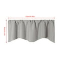 thumbnail image 2 of Ltdhehe Rideau de Porte Cuisine Occultant Rideau de Fenêtre Couleur Unie Poche Rideau en Forme d'Éventail Rideau Court 52 X 18 Pouces, 2 of 8