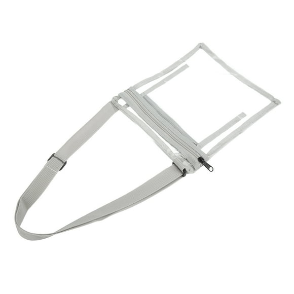 Bolso de mano transparente con correa de hombro ajustable, bolso de mensajero transparente con bolso de hombro transparente Bolso de hombro tipo mensajero elaborado con cuidado