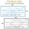 thumbnail image 2 of Big Check Giant Check - 40x16 Inch Double-Sided Reusable Award Supply | Dual-Color Dry Erase Board for Corporate Events & Fundraisers (Black/Blue) with 2 Markers & Guide, 2 of 7
