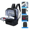 thumbnail image 2 of Techprotectus 15.6" Laptop Backpack with USB Charging Port, Black, 2 of 10