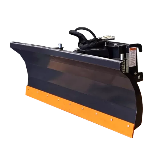 84" Hydraulic Snow Plow Dozer Blade for Skid Steer Quick-Tach Heavy-Duty