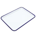 thumbnail image 4 of AURARMLET Rôtissoire en Émail Blanc Poêle de Cuisson Résistante à l'Usure Surface Lisse Nettoyage Facile, 4 of 8