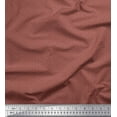 thumbnail image 1 of Soimoi Brown Poly Georgette Fabric Circle & Cross Geometric Printed Fabric 1 Yard 42 Inch Wide, 1 of 4