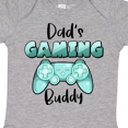 thumbnail image 4 of Inktastic Dad's Gaming Buddy- Aqua Controller Boys or Girls Baby Bodysuit, 4 of 5