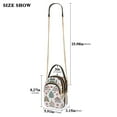 thumbnail image 2 of FORMRS Crossbody Bag for Women Quilted Travel Shoulder Cell Phone Purse with Chain Strap Handbag, Beige Nordic Christmas House, 2 of 7