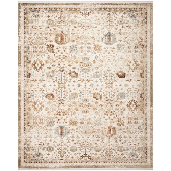 Nourison Pardis 7'10" x 9'10" Ivory Rust Vintage Indoor Rug