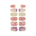 thumbnail image 1 of Pegatinas de uñas del dedo del pie Envolturas de uñas completo auto esmalte Pegatinas Flores Estrella Glitter Tiras de uñas Calcomanía Pegatinas para Mujeres Kits con lima de uñas, 1 of 3