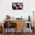 thumbnail image 3 of VELVET Abstract Basketball Wall Art Kids Room Decor Colorful Basketballer Poster Graffiti Balls Wall Decor for Teen Boysin, Street Pop Sports Painting Playroom Nursery Decorations 18x12inch Framed, 3 of 6
