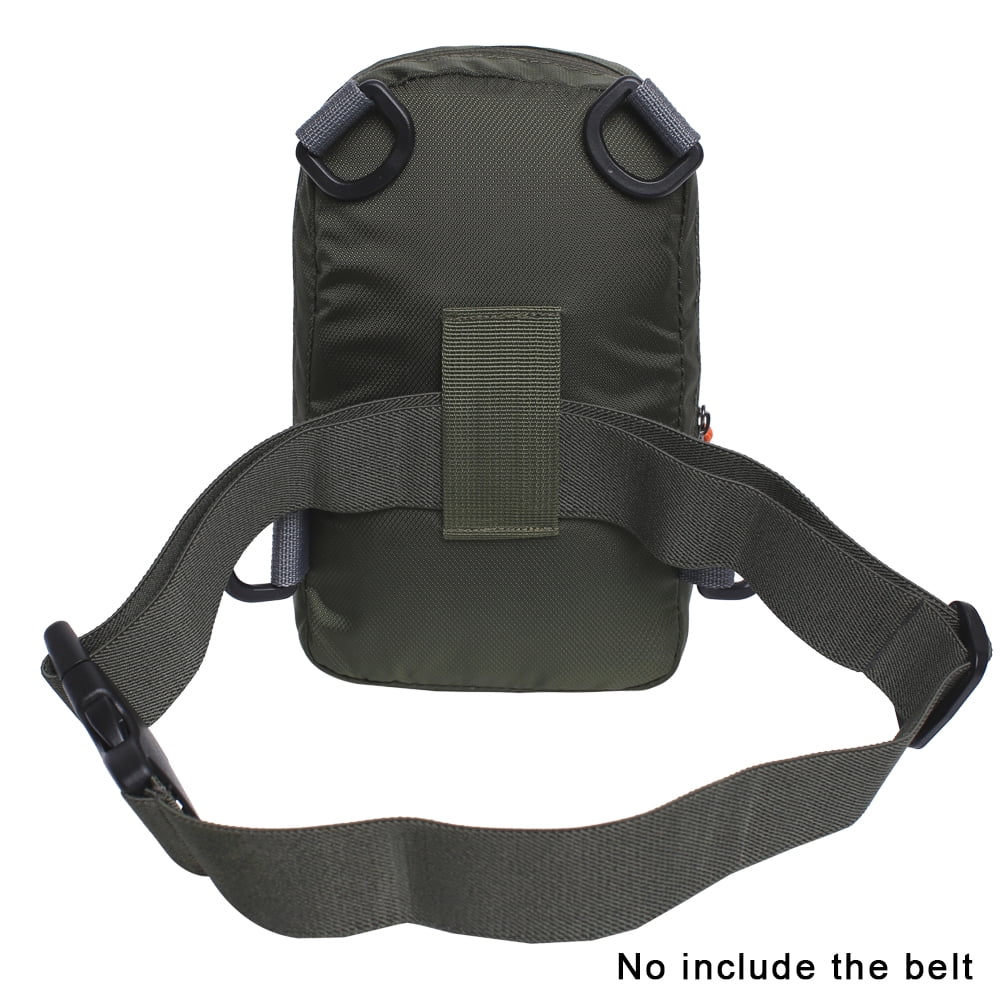 Kylebooker Lightweight Small Fly Fishing Chest Bag Waist Pack Fishing Accessories, Green