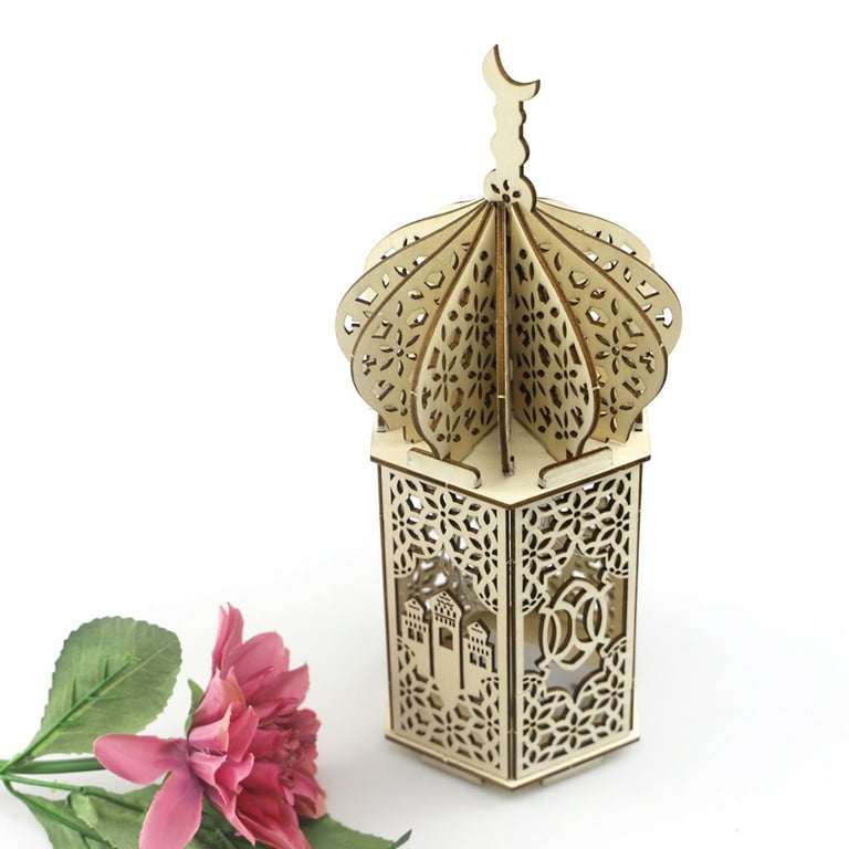 LED Ramadan Lamp EID Decoration For Home Ramadan Hanging Lantern Islam  Muslim Event Eid Party Supplies 9.45*3.94in 
