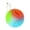 Orange, variant on Waterproof LED Light Up Ball For Night Play Bounce-Activated Silicone Night Glowing Toy For Large Breeds