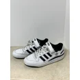 thumbnail image 1 of Ad-id-as Forum Low Men Retro Casual Bball Shoe White Black Sneaker Leather Size 10, 1 of 6