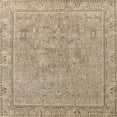 thumbnail image 1 of Ahgly Company Indoor Square Mid-Century Modern Dark Almond Brown Oriental Area Rugs, 8' Square, 1 of 6