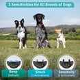 thumbnail image 2 of Collares antiladridos para perros PetJoy, paquete de 3, impermeables, 5 niveles de sensibilidad, 2 of 7
