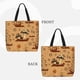 thumbnail image 2 of Easygdp Brown Mushrooms Bolsa Tote para Mujer, Bolso de Hombro para Trabajo, Playa, Viajes, Compras y Supermercado, 2 of 7