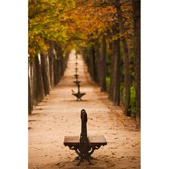 Danita Delimont PDDEU27WBI0190B Parque Del Buen Retiro Madrid Spain Poster Print by Walter Bibikow, 12 x 17