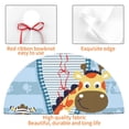 thumbnail image 6 of Kll 48" Christmas Tree Skirt Giraffe Come Out From Zipper Xmas Tree Skirts Mat For New Year Xmas Holiday Party Indoor Outdoor Home Decoration, 6 of 9