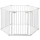 thumbnail image 1 of Yeshouse puerta plegable de metal para mascotas 192x73 cm, sin montaje, con puerta de paso y soporte de pared, barrera acordeón para perros, interior/exterior, 1 of 8