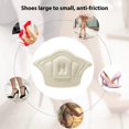 thumbnail image 3 of 2x Plantillas para zapatos Almohadillas de parche Protector de talón de tamaño ajustable (Grueso) Blanco Hugtrwg Para estrenar, 3 of 6