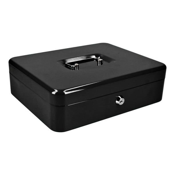 Caja De Seguridad Guardar Dinero Lock Charola Metálica 20cm CDI20