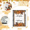 thumbnail image 3 of Fall Mailbox Covers Magnetic Pumpkin Outdoor Decorations Welcome Mailbox Wraps Floral Post Letter Box Cover Garden Decor Standard Size 18" X 21", 3 of 6