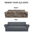 thumbnail image 5 of REGALWOVEN Stretch Sofa Slipcover with Elastic Bottom, 1-Piece Sofa Cover for Couch Dark Gray Medium, 5 of 8