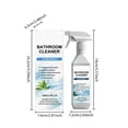thumbnail image 4 of Scale Remover Bathroom Cleaner, Bathroom Cleaner Foam Spray for Shower, Glass, Stainless Steel, Tiles, Glass and Toilet, 100ml/3.38OZ, 4 of 10