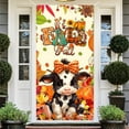 thumbnail image 4 of Dtchengua Autumn Thanksgiving Door Cover - 71x36Inch Hello Fall Farm Cartoon Cow Design for Home , Thanksgiving Party Supplies, 4 of 6