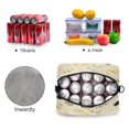 thumbnail image 4 of Insulated Crossbody Lunch Bag 10L Lunch Tote with Adjustable Shoulder Strap for Work Office Picnic Cute Bees and Honeycomb Pattern, 4 of 6