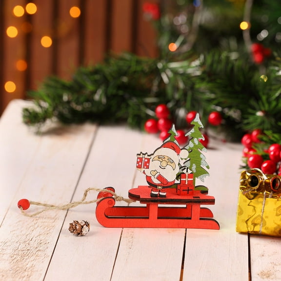 PBPBOX DIY Christmas Style Wood Sled Multi 2Set