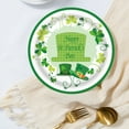 thumbnail image 1 of RKSTN Disposable Paper Plates St. Patrick's Day Themed Decorative Plates Shamrocks Disposable Paper Plates for Holiday Party Decorations, 1 of 5