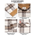 thumbnail image 4 of Legendary Whitetails Men's Buck Camp Flannel Shirt Long Sleeve Button Down 100% Cotton, 4 of 6