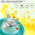 thumbnail image 2 of Portable Smoothie Maker Mixer USB Rechargeable Juicer Mini Stand Mixer with 6 Sharp Stainless Steel Blades, 480ML, 2 of 7