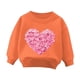 thumbnail image 4 of Odeerbi 1-10 Años Niños Niñas San Valentín Trajes Love Print Cuello Redondo Sudaderas Pantalones Sudadera Heart Print Suave Manga Larga, 4 of 5