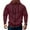Red, variant on Zip Up Hoodie Men 2026 Fall Winter Long Sleeve Plain Full Zipper Hooded Sweatshirt with Pockets Jacket Cardigan Outerwear