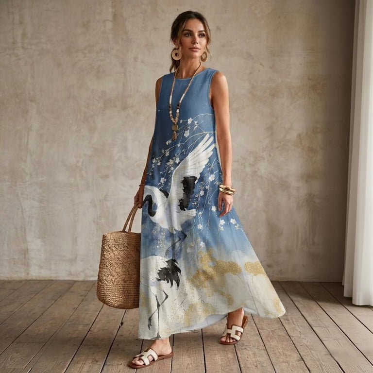 bird print maxi dress Bird Of Paradise Tropical Floral Print Maxi Dress  Legacy Clothing Boutique