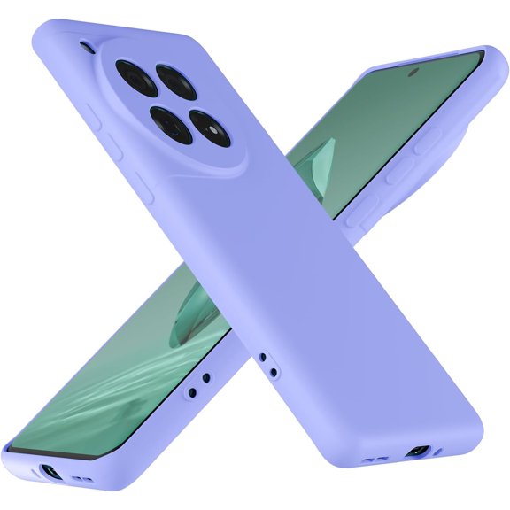 Case for OnePlus 12, Thin Phone Case with Camera Protection Soft Interior Slim Flexible Back Cover for OnePlus 12 - Lavender
