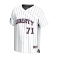 thumbnail image 2 of Youth GameDay Greats #71 White Liberty Flames Lightweight Collegiate Baseball Fashion Jersey, 2 of 3