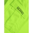 thumbnail image 2 of Victorious Men's Heavyweight Fleece Relaxed Lounge Cargo Sweatpants - Neon Green - X-Large, 2 of 6