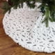 thumbnail image 3 of de árbol de navidad, de árbol de navidad, de árbol de para decoración de fiestas en hogar de vacaciones de Plata 122cm perfecl Falda de árbol, 3 of 8