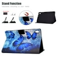 thumbnail image 3 of Allytech Lenovo Tab M10 HD 2nd Gen Case 10.1-Inch TB-X306X TB-X306F, Slim PU Leather Multi Angle Viewing Stand Shockproof Auto Sleep Wake Smart Cover Case for Lenovo Tab M10 HD 10.1" 2020, Butterfly, 3 of 5