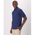 thumbnail image 2 of Hanes EcoSmart Men's Polo Shirt (Big & Tall Sizes Available) Navy 2XL, 2 of 5