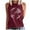 Wine, variant on Baseball Mom Tank Tops for Women Baseball Love Graphic Sleeveless T Shirts Summer Casual Loose Fit Blouses (L, White)