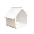 thumbnail image 1 of Comedero para pájaros colgante con forma de casa, resistente a la lluvia y a la intemperie, para exteriores, para patio, terraza, jardín y patio trasero., 1 of 8
