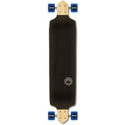 Yocaher Drop Down Longboard complete Cruiser 41.25 x 10 w/Premium Black grip tape, heavy duty Aluminum Alloy truck, 71mm longboard Wheels, and ABEC-9 Bearings - Checkered Blue